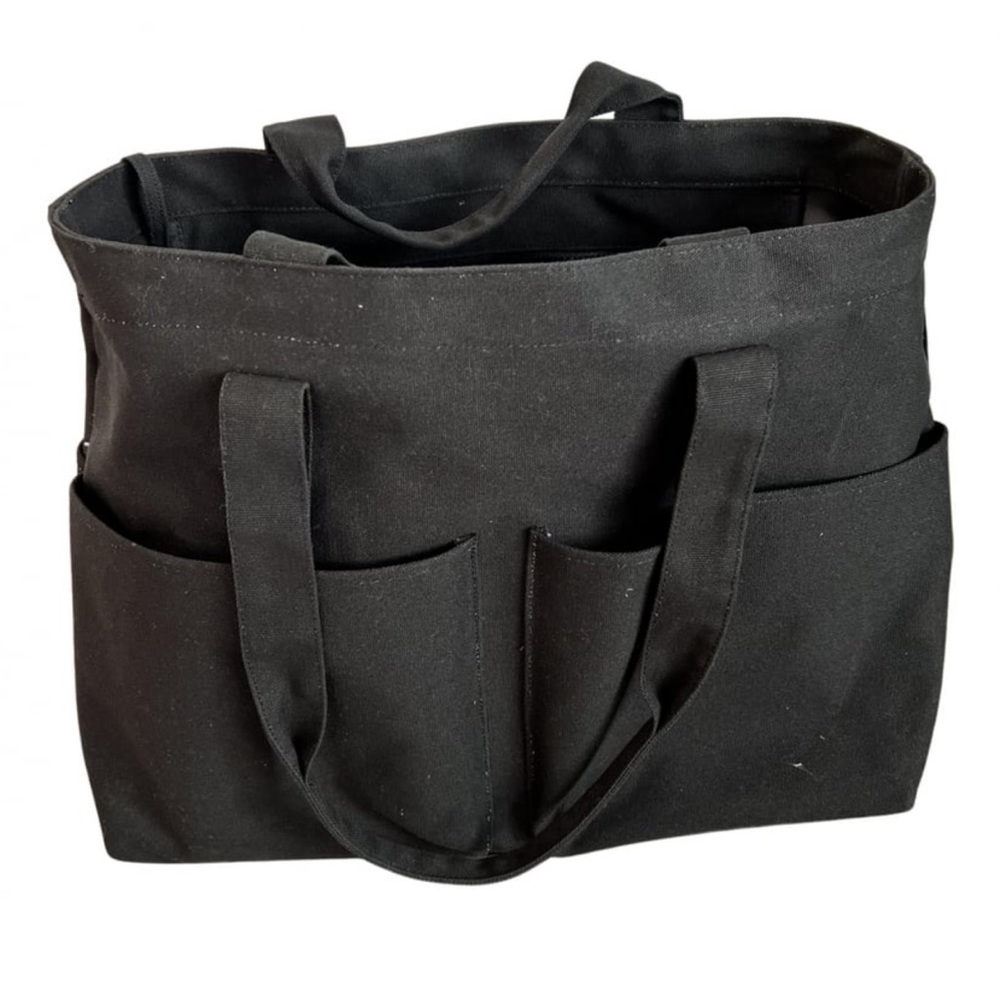 Dagne Dover Vida Cotton Tote Bag in Black